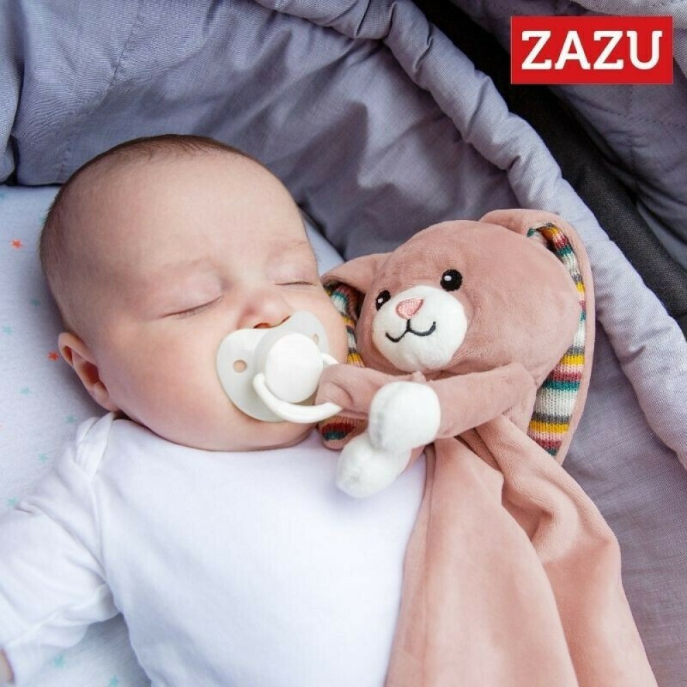 Zazu Kids Becky Κουβερτάκι Αγκαλιάς από Ύφασμα με Λευκούς Ήχους για Νεογέννητα