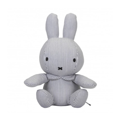 Miffy Fun At Sea  Υφασμάτινο λούτρινο 29 cm  με μαγνήτες στα μάτια για να κλείνει τα ματάκια  29x13x12