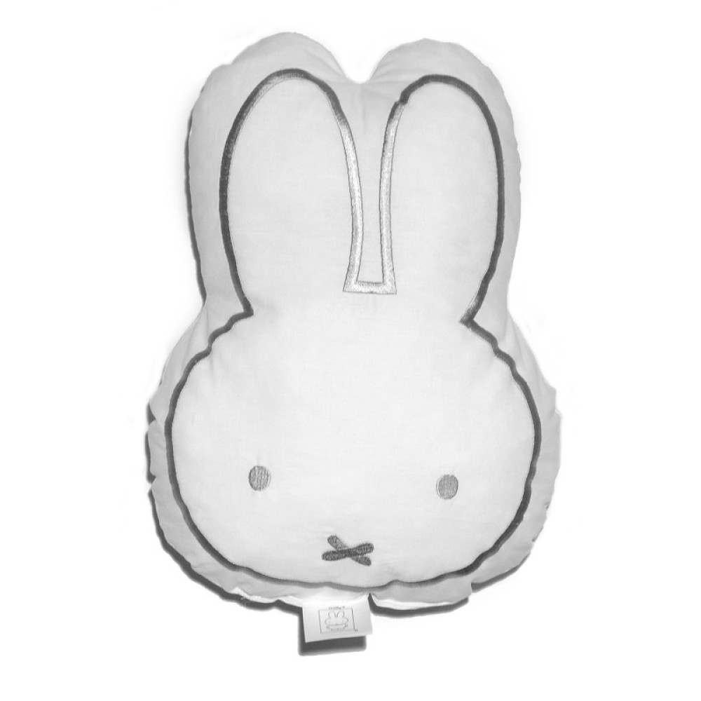 Miffy Des.55 Μαξιλάρι Διακ/κο με γκρι κέντημα 35χ25