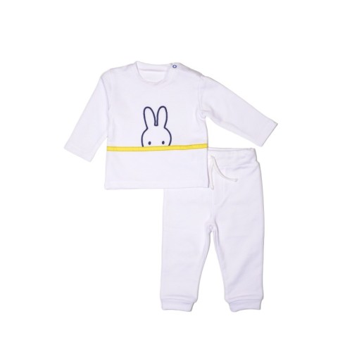 Miffy Des.60 Σετ Φόρμας 2τ Λευκό 9 Mηνών/74cm