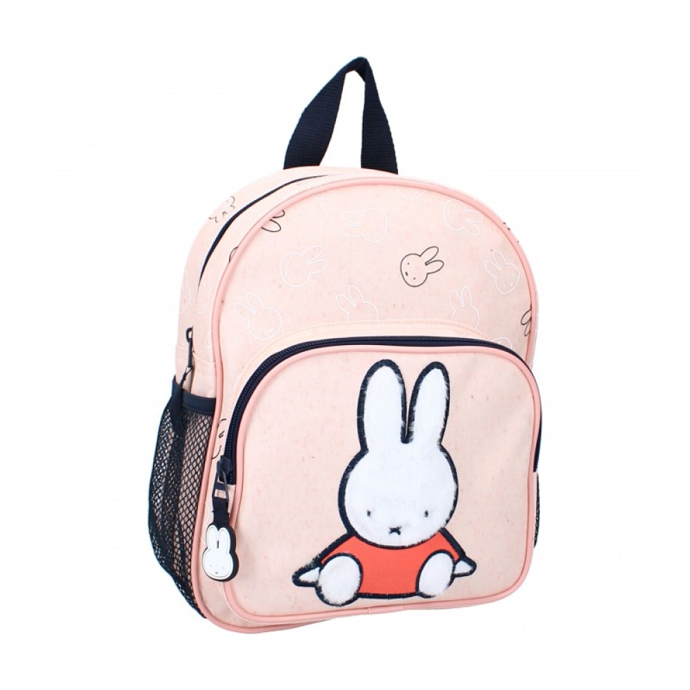 Σακίδιο Miffy Sweet and Furry Pink 29x23x8