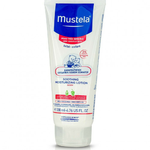 Mustela Soothing Moisturizing Lotion -  Καταπραϋντική Λοσιόν Eνυδάτωσης για το σώμα του μωρού  200ml