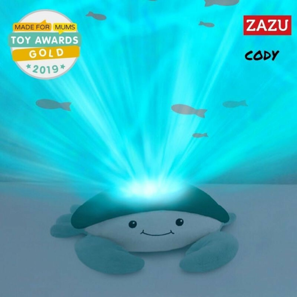 Zazu Kids Cody The Crab από Ύφασμα με Λευκούς Ήχους και Φως για Νεογέννητα