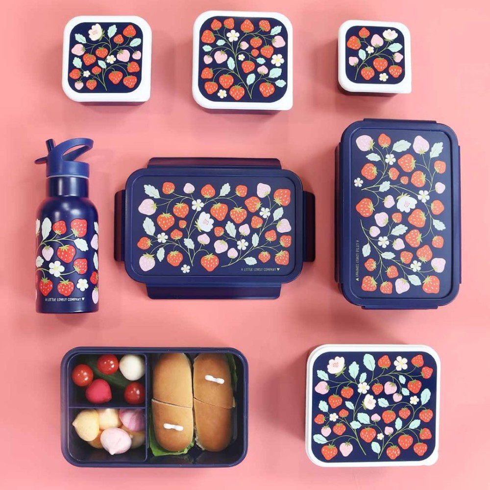 A little lovely company Δοχείο φαγητού Bento Lunch box: Strawberries