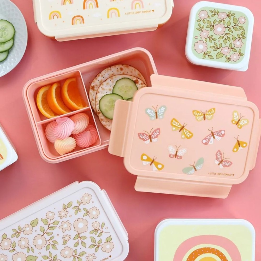 A little lovely company: Δοχείο φαγητού Bento Lunch box: Butterflies