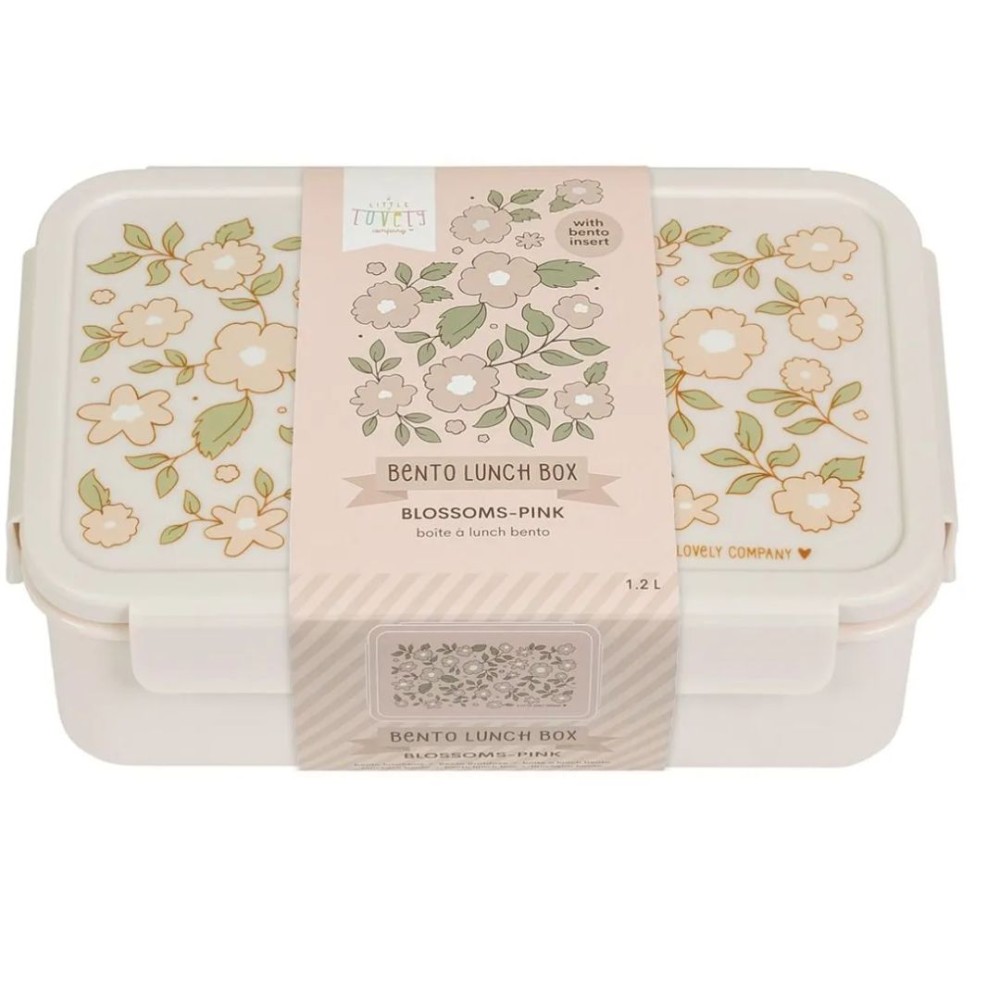 A little lovely company: Δοχείο φαγητού Bento Lunch box: Blossoms-pink