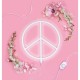 A little lovely company Φωτιστικό Neon "Peace" Λευκό