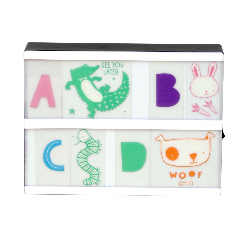 A little lovely company: Σετ ABC- pastel για τον φωτειζόμενο πίνακα Lightbox