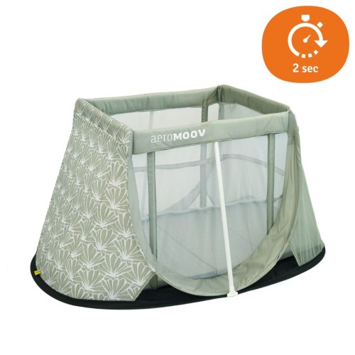 AeroMoov Αναδιπλούμενο παρκοκρέβατο Instant Travel Cot Seashell Olive