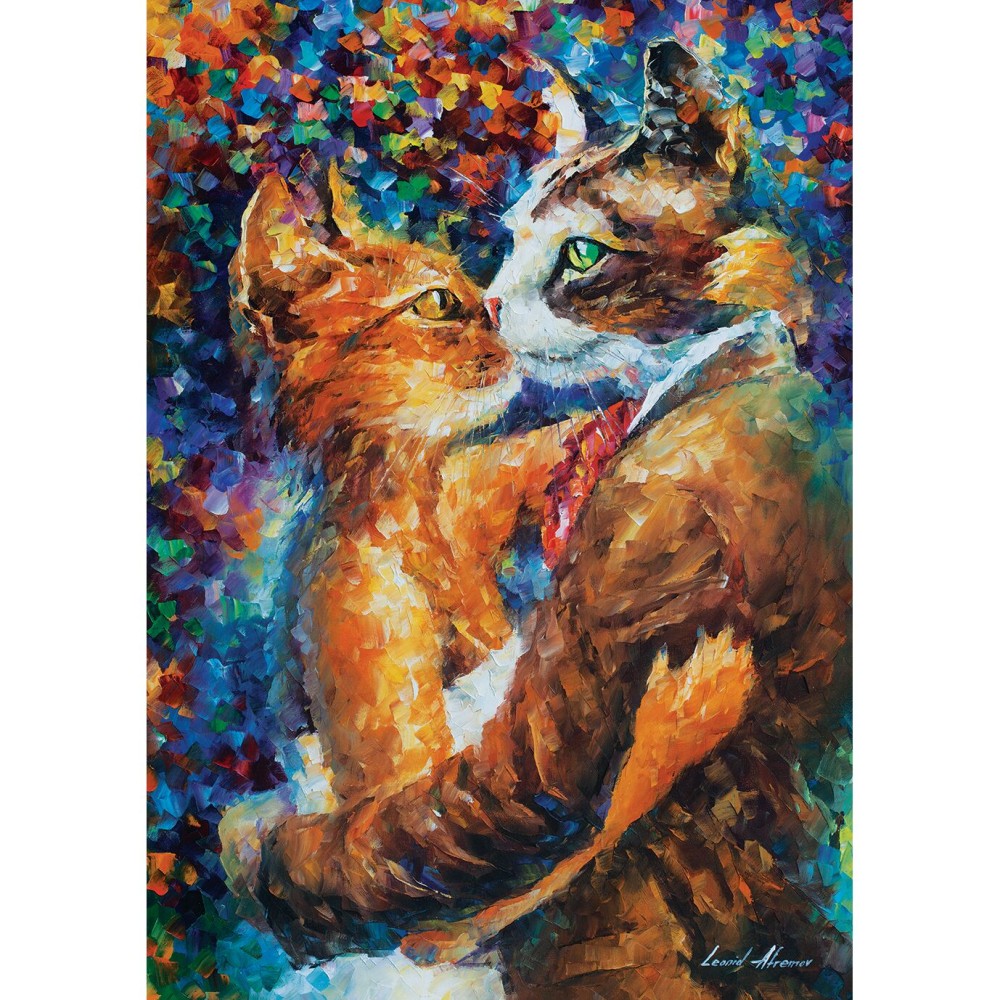 Art Puzzle: 1000τμχ - Dance of the cats in love - Leonid Afremov