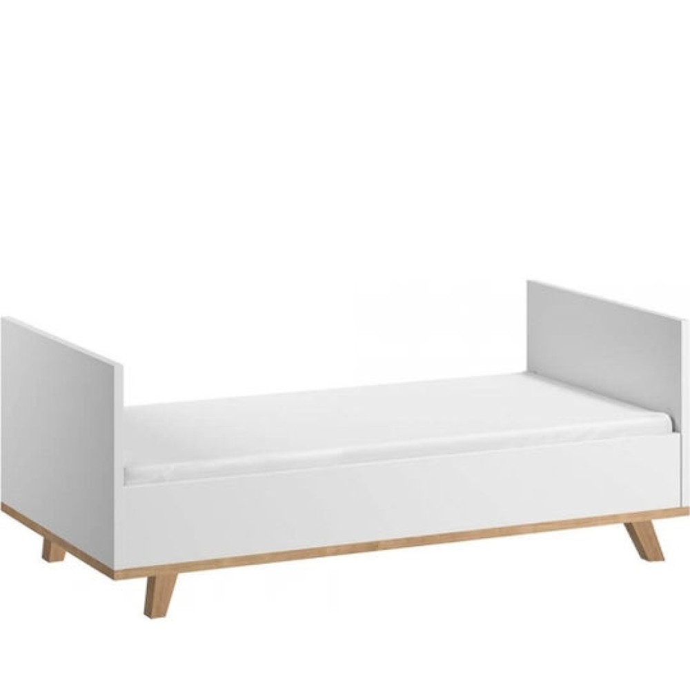 Bebe Stars Κούνια-Προεφηβικό Κρεβάτι Cappuccino White για Στρώμα 70x140cm