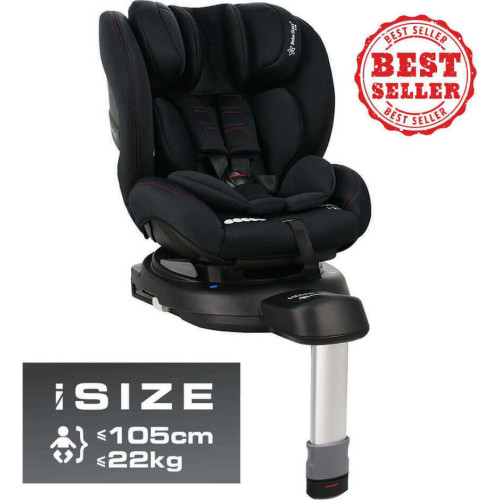 Bebe Stars Καθισματάκι Αυτοκινήτου Megan i-Size 0-25 kg με Isofix Black