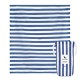 Dock & Bay Κουβέρτα πικνικ 170x170εκ Whitsunday Blue