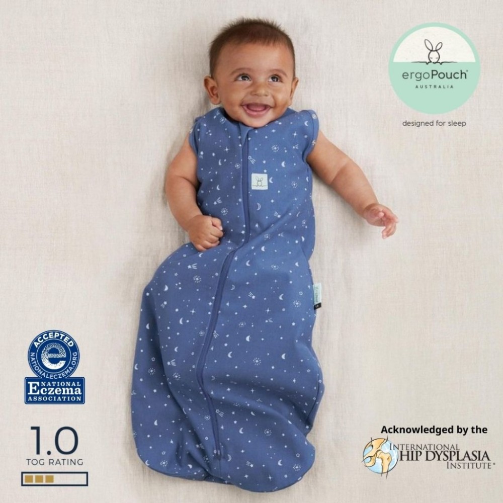 Ergo Pouch Φθινοπωρινός Cocoon Swaddle Bag 1 tog Night Sky 6-12m