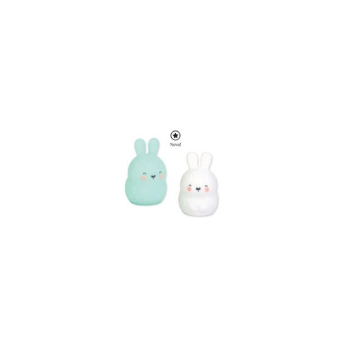 Saro Led Παιδικό Διακοσμητικό Φωτιστικό Little Bunny Mint Πράσινο 7x11cm