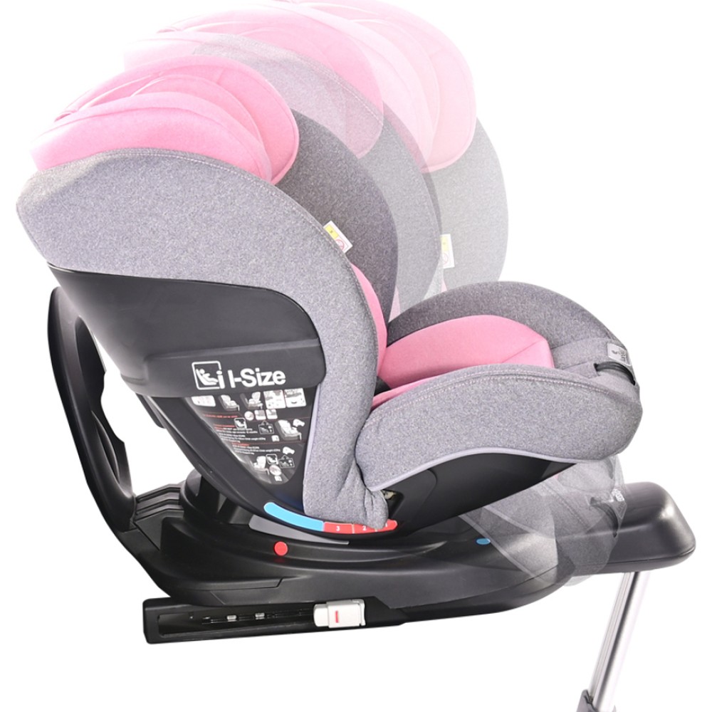 Lorelli Καθισματάκι Αυτοκινήτου Proxima i-Size 0-25 kg με Isofix Pink Grey