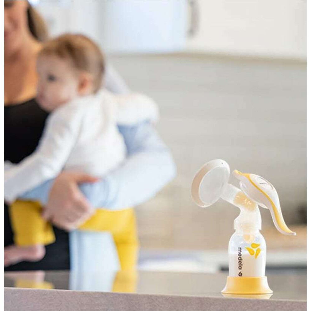 Medela Χειροκίνητο Θήλαστρο Harmony Flex Κίτρινο 150ml