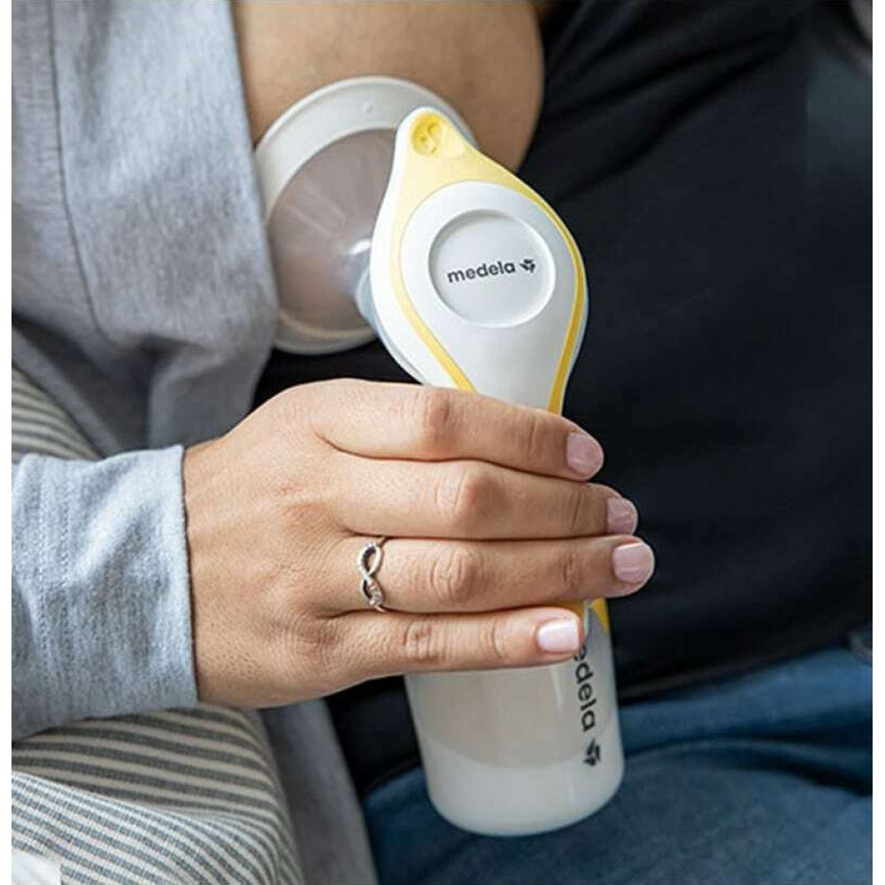 Medela Χειροκίνητο Θήλαστρο Harmony Flex Κίτρινο 150ml