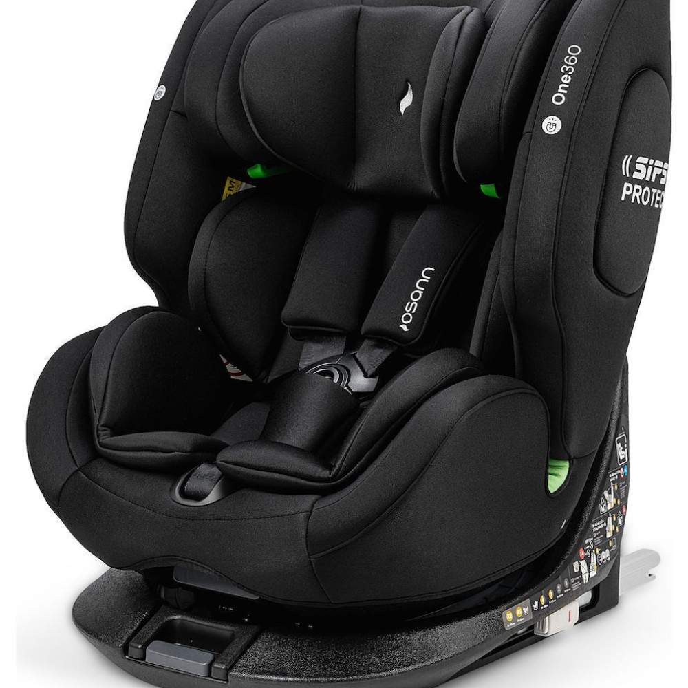 Osann Καθισματάκι Αυτοκινήτου One 360 S i-Size 0-36 kg με Isofix All Black