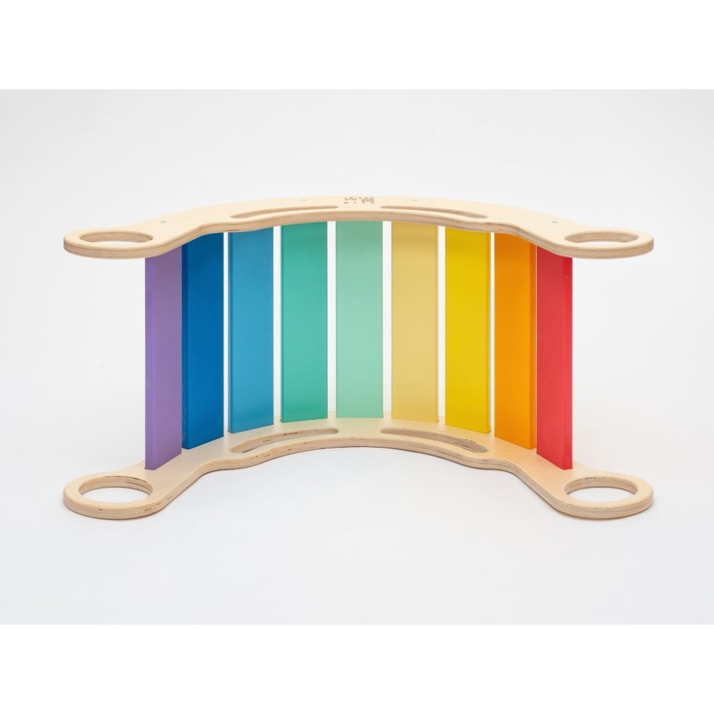 Elis Design Montessori Ξύλινη Κούνια 6 σε 1 Smile Rainbow