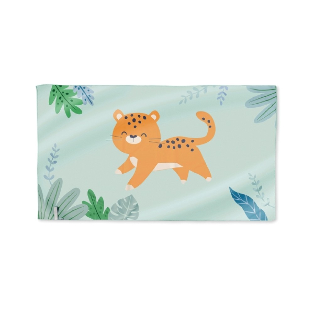 Saro Πετσέτα Παραλίας Microfiber Jungle Cheetahs 90x160εκ.