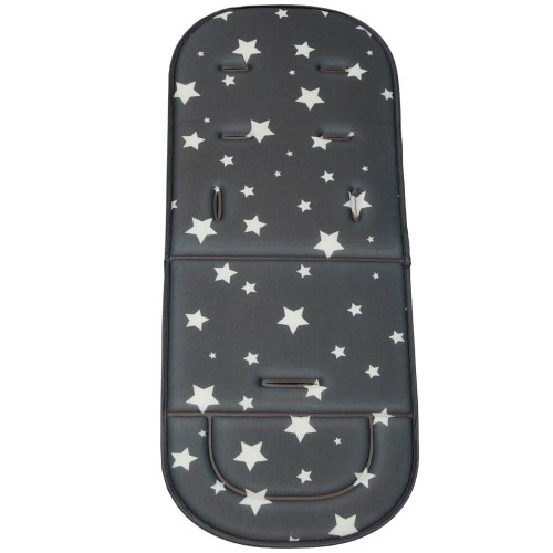 Bebe Stars Κάλυμμα Καροτσιού Διπλής Όψης 34x80εκ. Dark Grey Stars