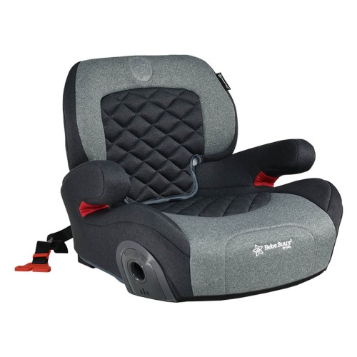 Bebe Stars Καθισματάκι Αυτοκινήτου Booster 22-36 kg με Isofix Grey