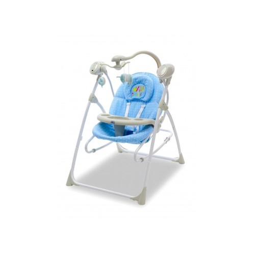 Asalvo Baby Swing Ηλεκτρικό ρηλάξ 3 σε 1 Blue