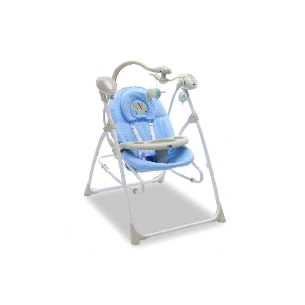 Asalvo Baby Swing Ηλεκτρικό ρηλάξ 3 σε 1 Blue