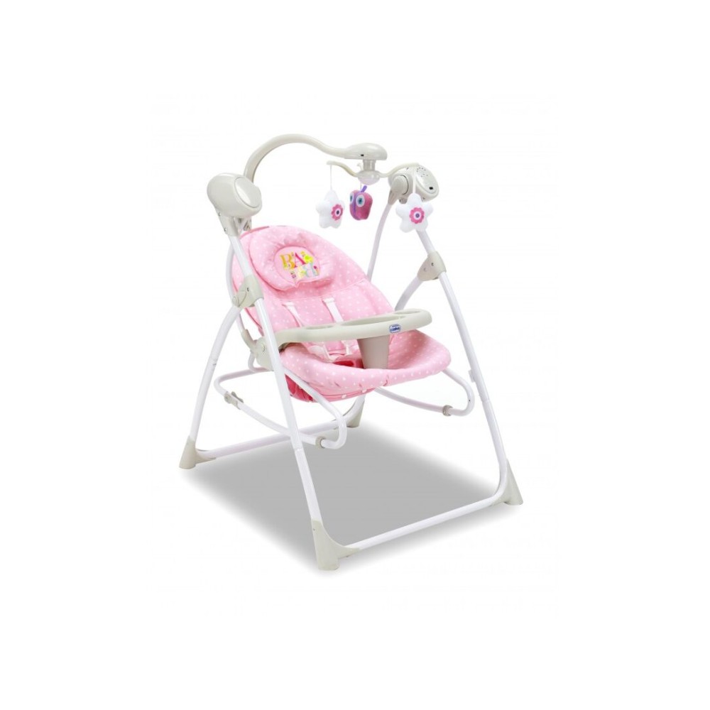 Asalvo Baby Swing Ηλεκτρικό ρηλάξ 3 σε 1 Pink