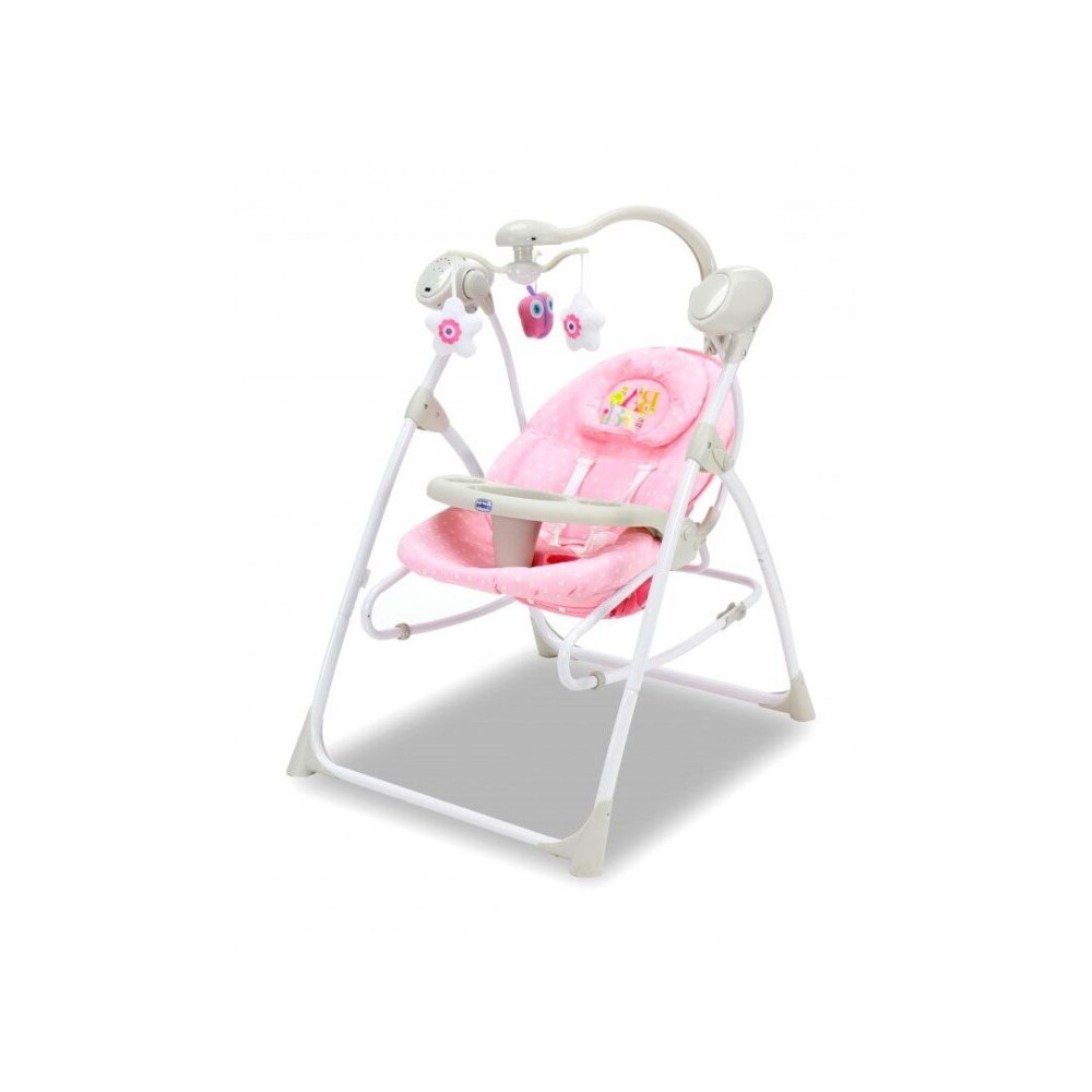 Asalvo Baby Swing Ηλεκτρικό ρηλάξ 3 σε 1 Pink