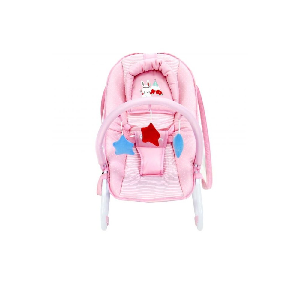 Asalvo Βρεφικό ρηλάξ Baby Tippy Pink