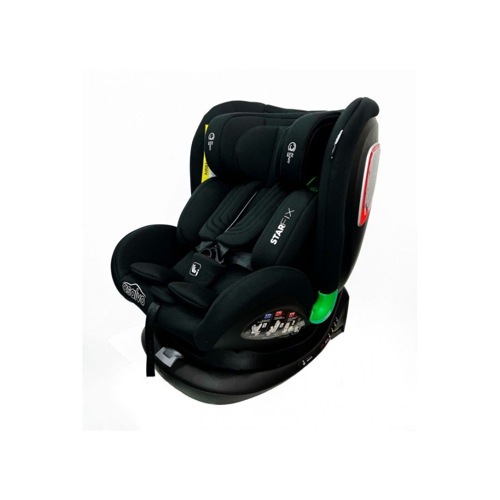 Asalvo Starfix Κάθισμα Αυτοκινήτου i-Size 0-36KG ή 40-150CM Black