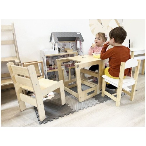 Elis Design Nature Max Montessori Πολυλειτουργικός Πύργος Εκμάθησης 90cm 3 σε 1