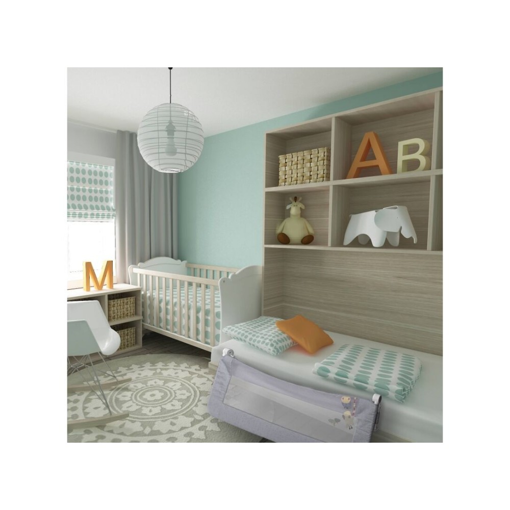 Interbaby Estrellas Προστατευτικό Κρεβατιού 70x90cm Gray