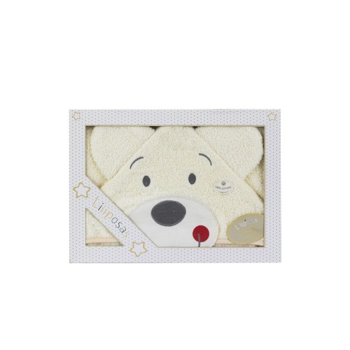 Interbaby Happy Bear Μπουρνούζι Κάπα Beige