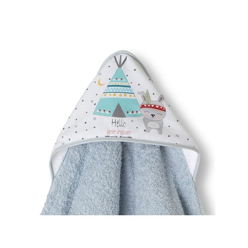 Interbaby Tipi Oso Μπουρνούζι Κάπα Gray