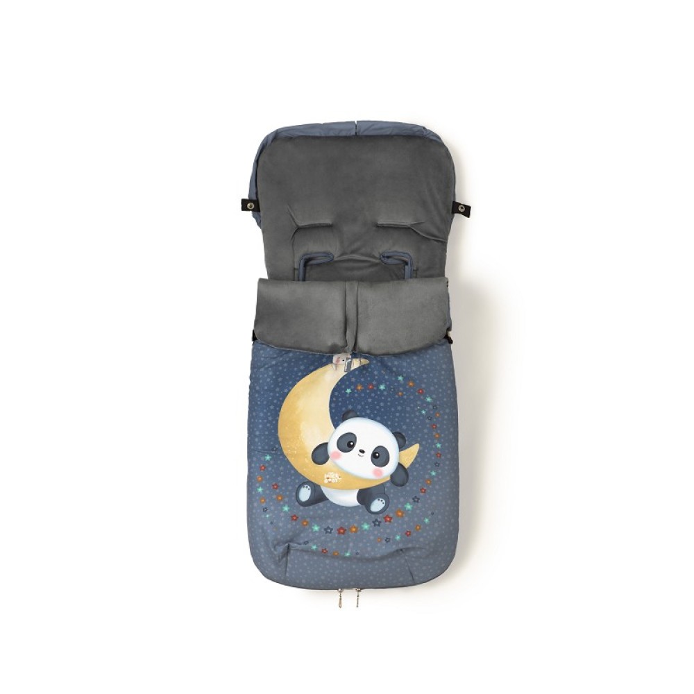 Interbaby Panda Luna Universal Ποδόσακος Καροτσιού Grey