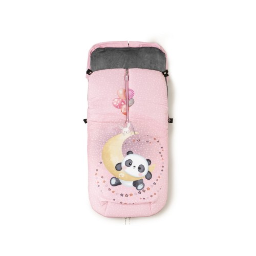 Interbaby Panda Luna Universal Ποδόσακος Καροτσιού Pink