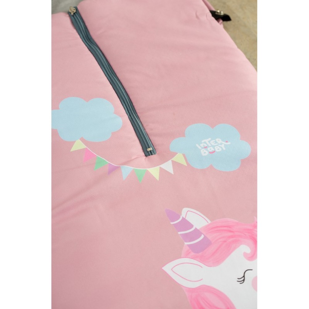 Interbaby Unicornio Universal Ποδόσακος Καροτσιού Pink