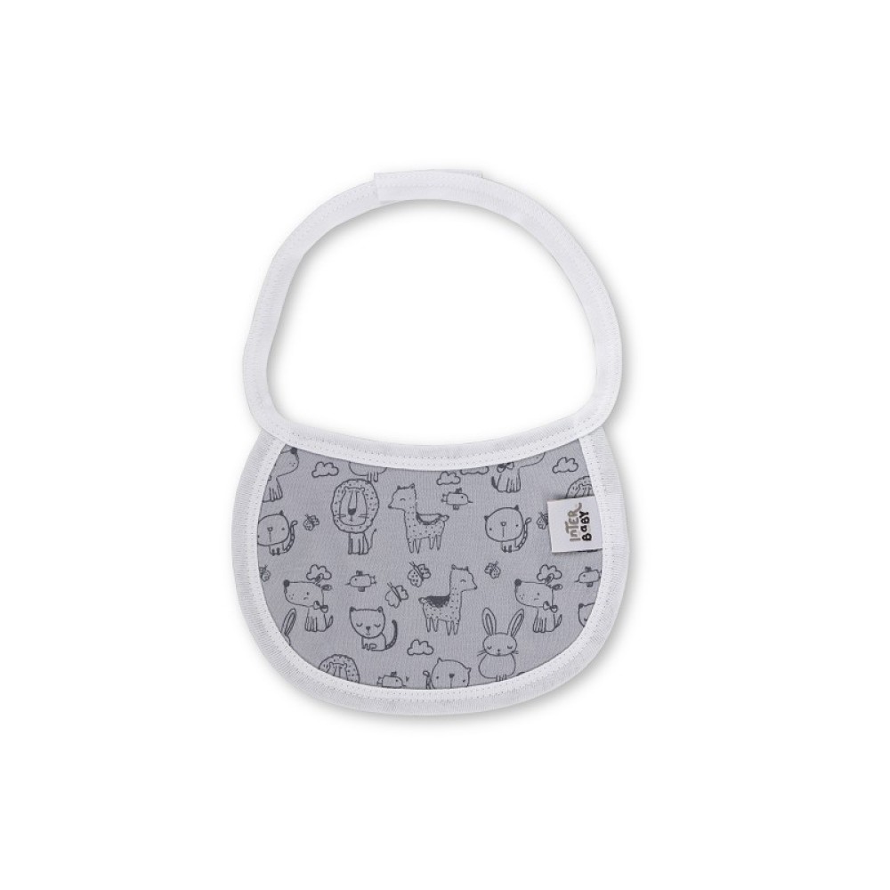 Interbaby Animalitos Σετ Δώρου 4 τμχ (0-6 μηνών) Grey