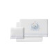 Interbaby New Sleeping Set Σεντόνια Φανέλα White/Blue