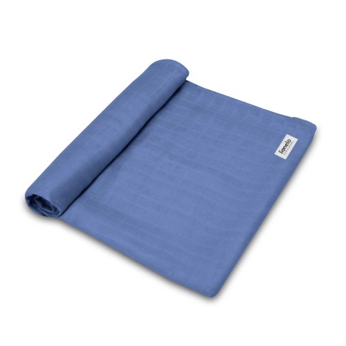 Lionelo Swaddle Κουβέρτα Αγκαλιάς (120×120) Blue Denim