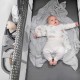 Lionelo Swaddle Κουβέρτα Αγκαλιάς ((120×120) Gray